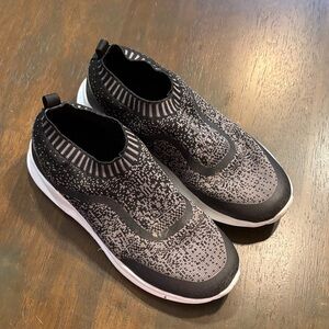 Lightly Black and Gray Slip-On Sneakers from Target